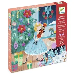 Djeco Märchen zum Verzieren Weihnachtsstimmung pas cher