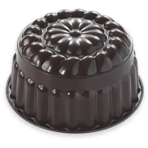 Gobel 224610 Moule à Diplomate ou Bavarois Embouti Anti-Adhérent 18 cm Ø, Brown pas cher