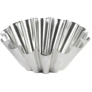 Paderno World Cuisine Moule à brioche acier grosses cotes GOBEL pas cher