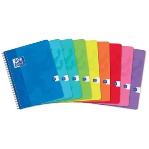Cahier quadrillé de 100 pages à reliure intégrale Oxford Classique 17 x 22 cm pas cher