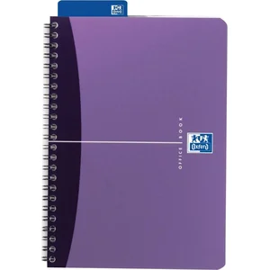 Oxford Urban Mix Lot de 5 Cahiers à Spirales 180 Pages Petits Carreaux 5 x 5 Format A5 avec Couverture en Polypro Couleurs Assorties pas cher