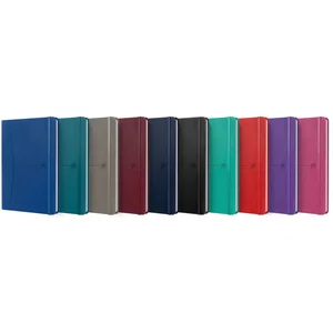 Oxford Signature Journal A5 geruit 5mm 80 vel gebonden harde kartonnen kaft assorti 10 pas cher