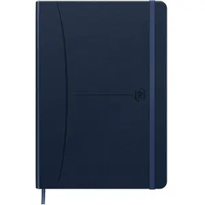 Oxford Signature - Notitieboek - A5 - geruit 5mm - 80 vel - blauw pas cher