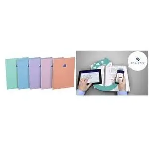 Oxford Oxford Bloc-Notes Smart A4 Quadrill¿ Assortis Pastel pas cher
