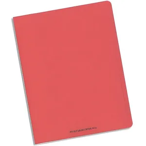 Oxford Cahier 17x22 32 pages Séyès interligne 2,5mm piqure papier 90g Couverture polypropylène rouge pas cher
