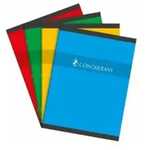 Cahier piqures Conquerant grand carreaux 24x32 192p 70g pas cher