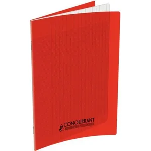 Conquérant Classique Conquerant Classique Cahier 170 X 220 Mm, Séyès, Rouge pas cher
