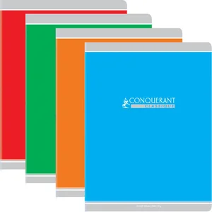 Cahier - CONQUERANT - 96 pages - Seyès - 90 g/m² - Couverture recyclée... pas cher