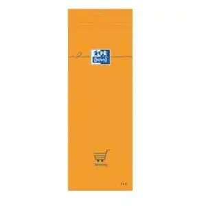 OXFORD Bloc-notes - 160 pages - Orange - 21 cm x 7,4 cm x 0,9 cm pas cher