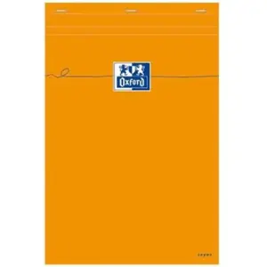 Oxford bloc-notes, a4, seyès, 80 feuilles, orange 100106303 pas cher