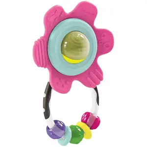 INFANTINO Hochet Fleur Rose pas cher