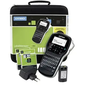 Portable Electric Label Maker Dymo LabelManager  280 QWERTY Kitcase (1 Unit)