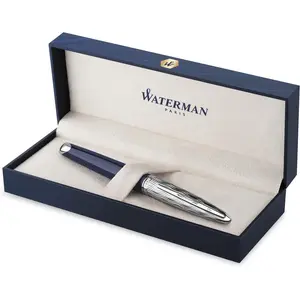 Waterman - Stylo-Plume Carã¿Ne Collection - Plume Moyenne - Bleu - Bleu pas cher