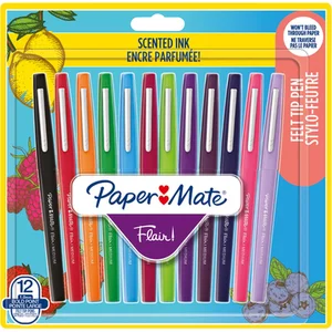 Blister de 12 feutres Papermate Flair Senteurs pas cher