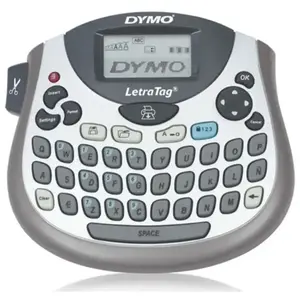 DYMO Étiqueteuse portable LetraTag LT-100T, gris,  avec clavier QWERTY pas cher