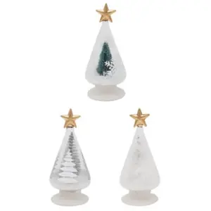Kerst decoraties Côté Table ARTICA X3 Wit pas cher
