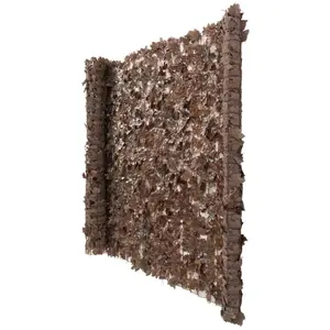 DÉCOSHOP26 Brise vue pour balcon protection contre le vent pour clôture de balcon terrasse 500x150 cm marron erable 04_0005948 pas cher