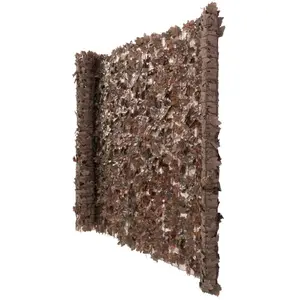 DÉCOSHOP26 Brise vue pour balcon protection contre le vent pour clôture de balcon terrasse 300x150 cm marron erable 04_0005942 pas cher