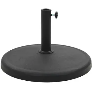 Comparateur de prix : Pied Base Socle Rond De Parasol Polyrésine 19 Kg Noir Helloshop26 2202...