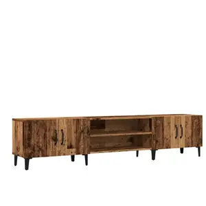 HELLOSHOP26 Meuble TV multimedia etagere television buffet televiseur ... pas cher