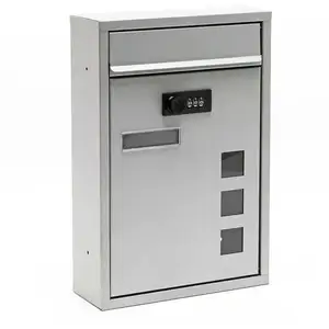 HELLOSHOP26 Boite aux lettres design moderne murale serrure a combinai...