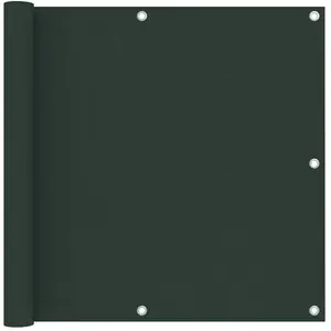 HELLOSHOP26 ecran de balcon brise pare vue protection confidentialite vert fonce 90 x 300 cm tissu oxford pas cher