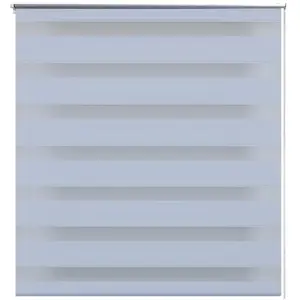HELLOSHOP26 Store enrouleur blanc tamisant 60 x 120 cm fenêtre rideau pare-vue volet roulant 4102084 pas cher