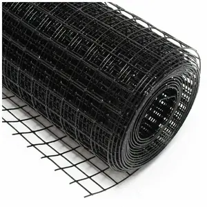 HELLOSHOP26 Grillage fil de voliere 4 coins avec maille 25 x 25 mm 50 cm x5 m en noir pas cher