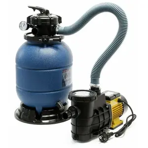 HELLOSHOP26 Filtre a sable systeme de filtration pompe de filtration pompe de piscine 6.000 l/h pas cher