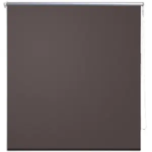 HELLOSHOP26 Store enrouleur occultant - Marron - 40 x 100 cm - 100% po... pas cher