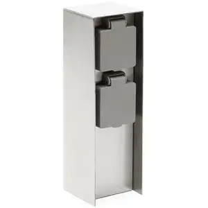 Multiprise Borne Carrée 2 Prises Électriques Pour Jardin Et Extérieur pas cher