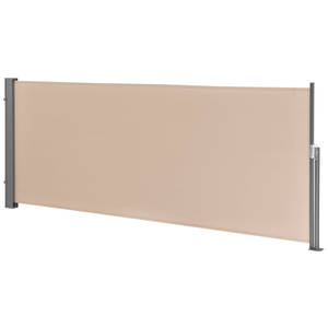 HELLOSHOP26 Store pour balcon latéral acier polyester 120 x 300 cm sable 03_0006572 pas cher