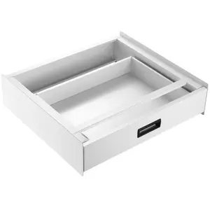 HELLOSHOP26 Kit de superposition pour lave linge seche linge standard 60 cm avec tiroir blancVendu parcdiscount