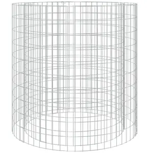 HELLOSHOP26 Foyer en gabion diametre 100 cm fer galvanise pas cher