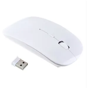 Souris Ultra Plate pour PC HP Sans Fil USB Universelle Capteur Optique 3 Boutons Couleurs - Couleur:BLANCVendu parcdiscount