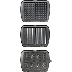 Comparateur de prix : Gaufrier Lagrange - Série Premium Plaques 2 Gaufres - Noir - 2200 Watt