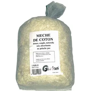 Gerlon Mèche de coton Gerlon - Sachet 1 kg pas cher