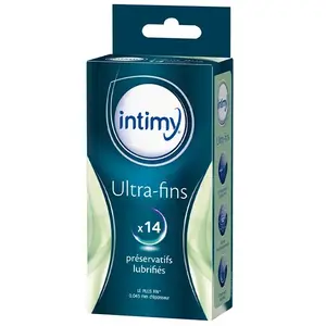 Intimy Préservatif Ultra-Fin Lubrifié 14 unitésVendu paratida-sante-discount-fr