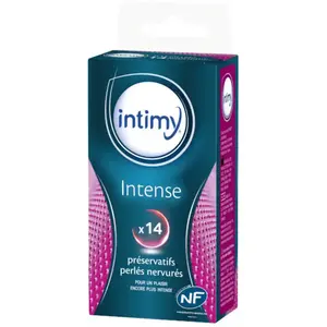 Intimy Intense 14 préservatifs pas cher