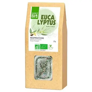 Esprit bio Eucalyptus à infuser bio, 55g pas cher