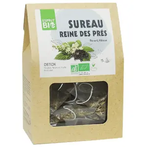 Esprit Bio Detox Sureau Reine des Prés a à Infuser 15 Pyramides pas cher
