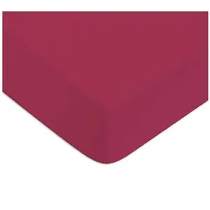 FUTURE HOME Drap housse Magenta 80 x 200 cm 57 fils pas cher