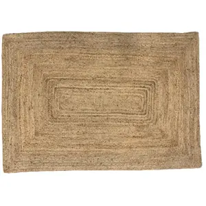 FUTURE HOME - Tapis en jute naturelle 120x180cm 120 x 180 cm Naturelle pas cher