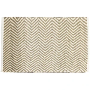 Tapis déco à franges en jute 60x90cm