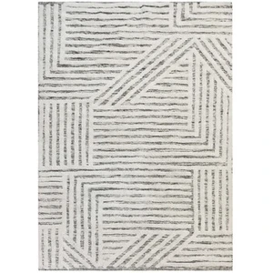 Tapis déco géométrique en coton 140x200cm pas cher