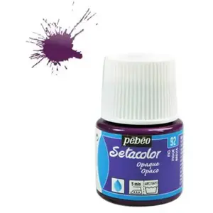 Peinture tissu Setacolor opaque figue 45 ml PEBEO pas cher