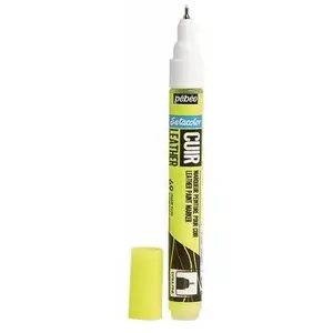 Pebeo, Marqueur, Marqueur en cuir SetaCuir (Jaune fluorescent) pas cher