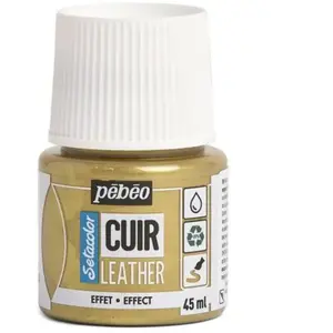 PEBEO Peinture cuir - Setacolor - Plusieurs coloris disponibles - 45 ml 37 - Métal Doré pas cher