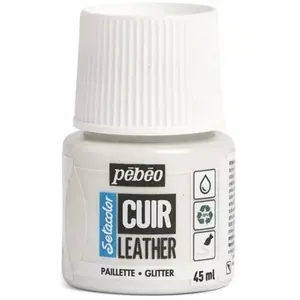 Pebeo, Peinture loisirs créatifs, Couleurs de cuir SetaCuir (scintille... pas cher