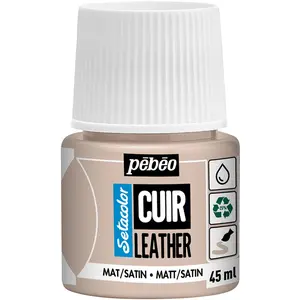 PEBEO Peinture cuir - Setacolor - Plusieurs coloris disponibles - 45 ml 21 - Taupe pas cher